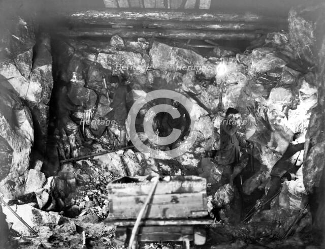 Working on a Tunnel, 1900-1904. Creator: Unknown.