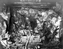 Working on a Tunnel, 1900-1904. Creator: Unknown