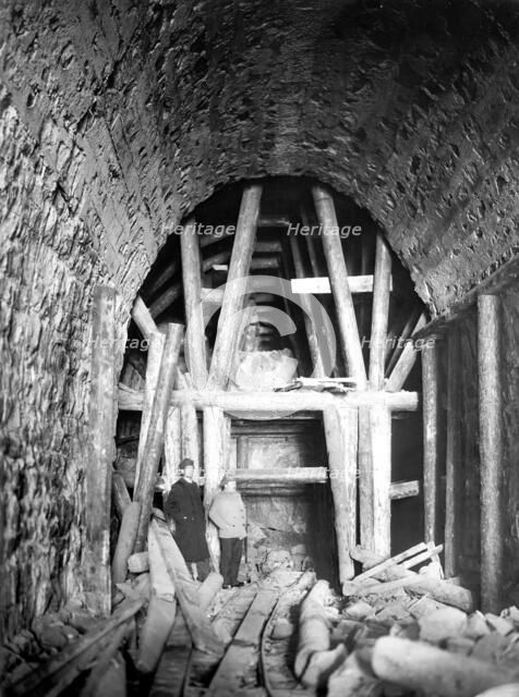Working on a Tunnel, 1900-1904. Creator: Unknown.