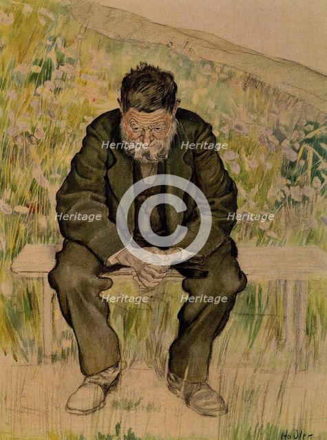 Workless, c. 1890. Artist: Hodler, Ferdinand (1853-1918)