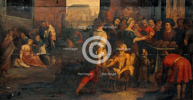 Works of mercy. Creator:  Francken, Frans, 1581-1642 (Associated with).