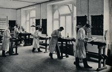 Workshop of the Arts and Crafts technical school, Flensburg, Germany. c1908