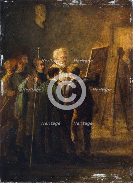 Workshop of the painter Guillaume Guillon-Lethiere (1760-1832), c1830. Creator: Charles Raymond Chabrillac.