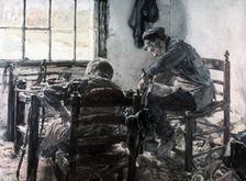 Workshop of the Shoe Maker 1881. Artist: Max Lieberman