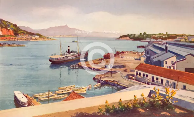 'Workshops of the Lloyd Brasileiro Steamship Company', 1914. Artist: Unknown.