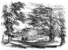 Worksop Manor, the Residence of Lord Foley, visited by His Royal Highness yesterday week, 1861. Creator: Unknown