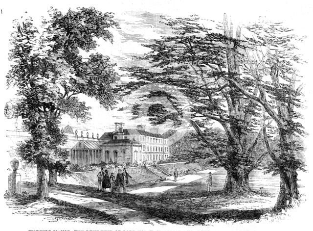 Worksop Manor, the Residence of Lord Foley, visited by His Royal Highness yesterday week, 1861. Creator: Unknown.
