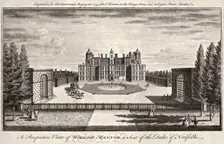 Worksop Manor, Nottinghamshire, 1755. Creator: Unknown