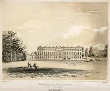 Worksop Manor, Nottinghamshire, c1850. Creator: Unknown