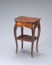 Work and Writing Table (table en chiffonnière), c. 1750/1760. Creator: Bernard van Risenburgh II