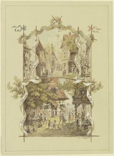 "Work by day, guests by night...", c1880-1900. Creator: Bertha Bagge