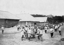 Work of Hard Labor Convicts, 1890. Creator: Ivan Nikolaevich Krasnov