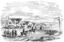 Woronzoff, or Little Kamiesch - from a sketch by J. A. Crowe, 1856. Creator: Unknown