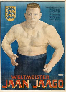 World Champion Jaan Jaago, c 1925. Creator: Anonymous