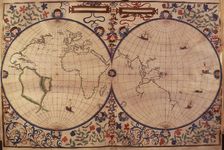 World Map, 1542. Creator: John Rotz