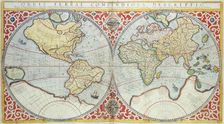 World Map, 1587. Creator: Gerardus Mercator