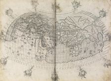 World map, before 1482. Creator: Unknown