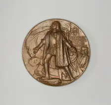 World's Columbian Exposition Commemorative Medal, 1892/93. Creator: Augustus Saint-Gaudens