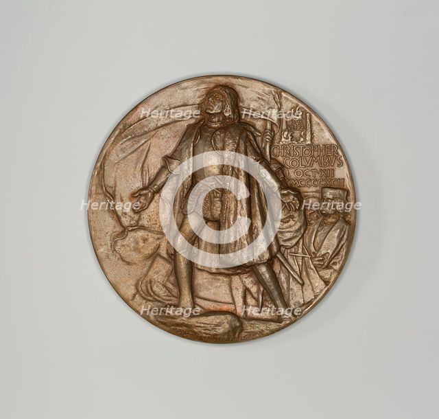 World's Columbian Exposition Commemorative Medal, 1892/93. Creator: Augustus Saint-Gaudens.