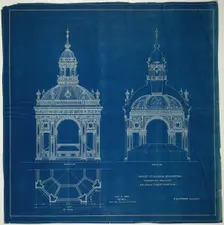 World's Columbian Exposition Cluett Coon & Co. Exhibition Pavilion, Chicago, Plan..., 1893. Creator: Peter Joseph Weber