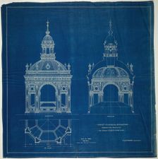 World's Columbian Exposition Cluett Coon & Co. Exhibition Pavilion, Chicago, Plan..., 1893. Creator: Peter Joseph Weber