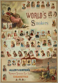 World's smokers, c1895 - 1917. Creator: Unknown