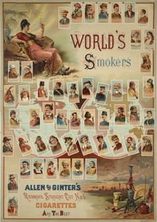 World's smokers, c1895 - 1917. Creator: Unknown