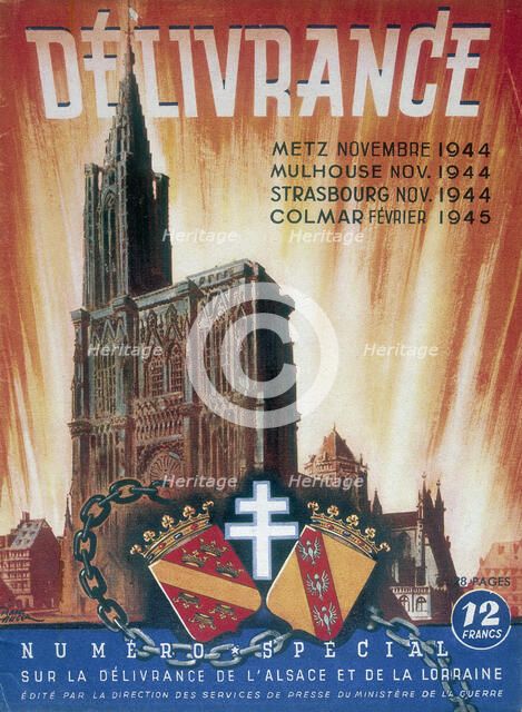 World War 2: Deliverance!, 1945. Artist: Anon