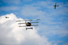 World War I aerial warfare re-enactment, Festival of History, Kelmarsh Hall, Northamptonshire, 2007. Artist: Historic England Staff Photographer