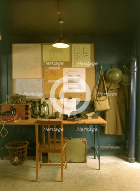 World War I guardroom, Pendennis Castle, Falmouth, Cornwall, 1998. Artist: N Corrie