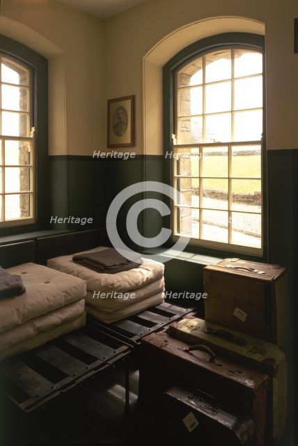 World War I guardrooms at Pendennis Castle, Cornwall, 1997. Artist: N Corrie