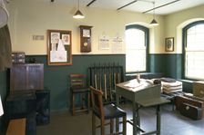 World War I guardrooms at Pendennis Castle, Cornwall, 1997. Artist: N Corrie