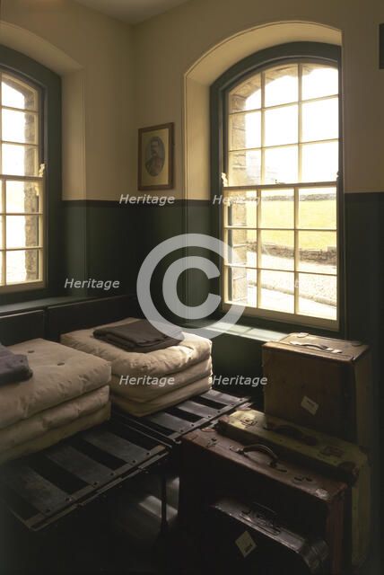 World War I guardrooms at Pendennis Castle, Cornwall, 1997. Artist: N Corrie