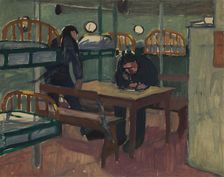 World War I: hospital transport, c1918. Creator: Jan Gordon