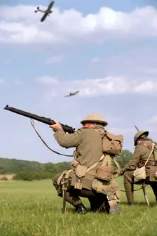 World War I re-enactment event, Festival of History, Kelmarsh Hall, Northamptonshire, 2007. Artist: Nick Grigg