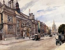 World War I: the Examination Schools, Oxford.. Third Southern General Hospital., 1910s. Creator: Walter Ernest Spradbery