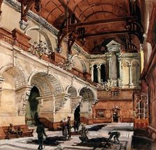 World War I: the Examination Schools, Oxford... Third Southern General Hospital, c1910s. Creator: Walter Ernest Spradbery