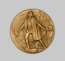 World's Columbian Exposition Commemorative Presentation Medal, 1892/94. Creator: Augustus Saint-Gaudens