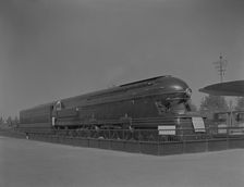 World's Fair, railroad exhibit locomotives, 1939. Creator: Gottscho-Schleisner, Inc