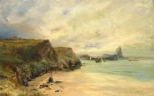 Worm's Head, Gower, 1888. Creator: Richard Short