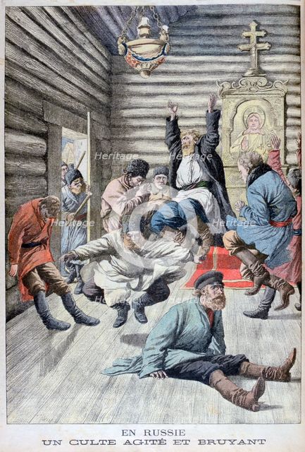 Worship in Russia, 1903. Artist: Unknown