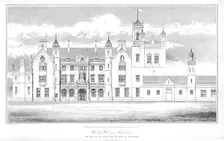 Worsley Hall near Manchester c1848. Creator: J Bower