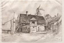 Worth: A Lane, 1879. Creator: Otto H. Bacher (American, 1856-1909)
