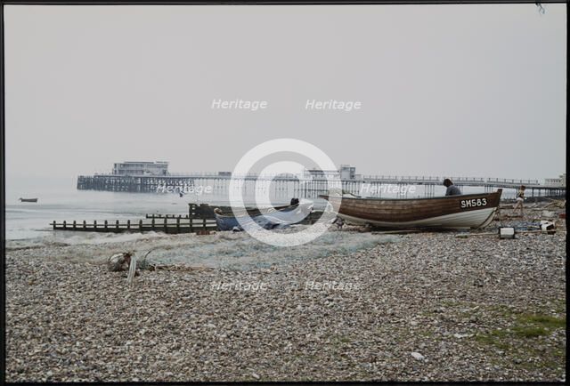 Worthing Pier, Marine Parade, Worthing, West Sussex, 1979. Creator: Dorothy Chapman.