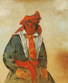 Wat-ál-le-go, a Brave, 1834. Creator: George Catlin