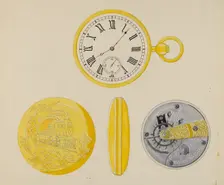 Watch Case, c. 1936. Creator: Harry G Aberdeen
