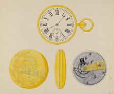 Watch Case, c. 1936. Creator: Harry G Aberdeen
