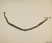 Watch Chain, 1935/1942. Creator: Edna C. Rex