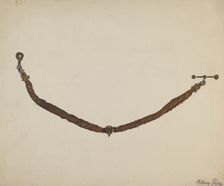 Watch Chain, 1935/1942. Creator: Edna C. Rex