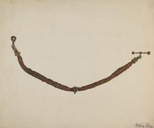 Watch Chain, 1935/1942. Creator: Edna C. Rex